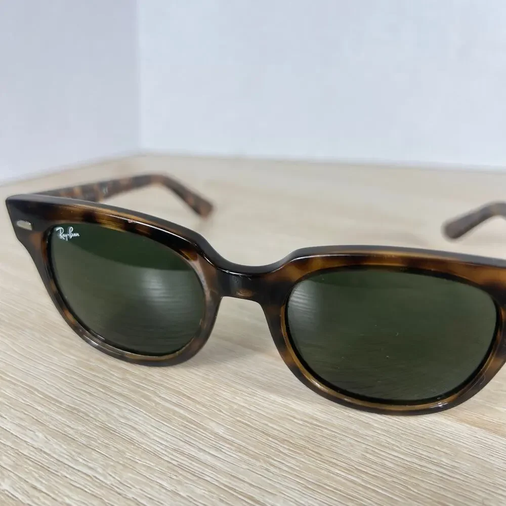 Ray-Ban RB4168 Meteor 710 Sunglasses Tortoise Shell READ DESC Italy
